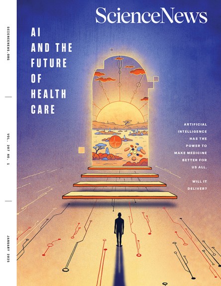 Cover of January 2025 issue of Science News magazine