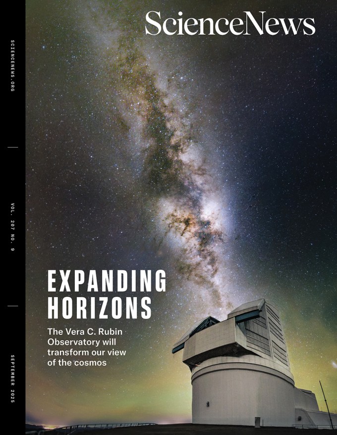 September 2025 cover of Science News