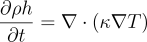 enthalpy formulation equation