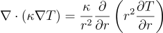 equation in spherical